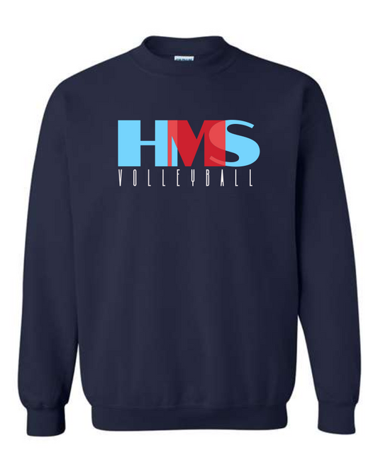 HMS | Gildan Crew Neck Sweatshirt - NAVY