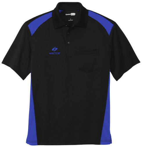 WACHTER - Snag-Proof Two Way Color Block Pocket Polo (CS416)