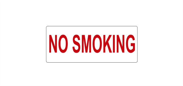 BULK TANK MARKING, NO SMOKING, SOLD INDIVIDUALLY